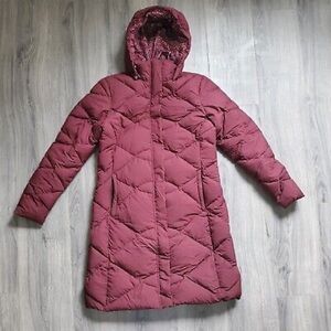 The North Face Miss Metro Parka - Small - Berry Wine Red - 550 Goose Down